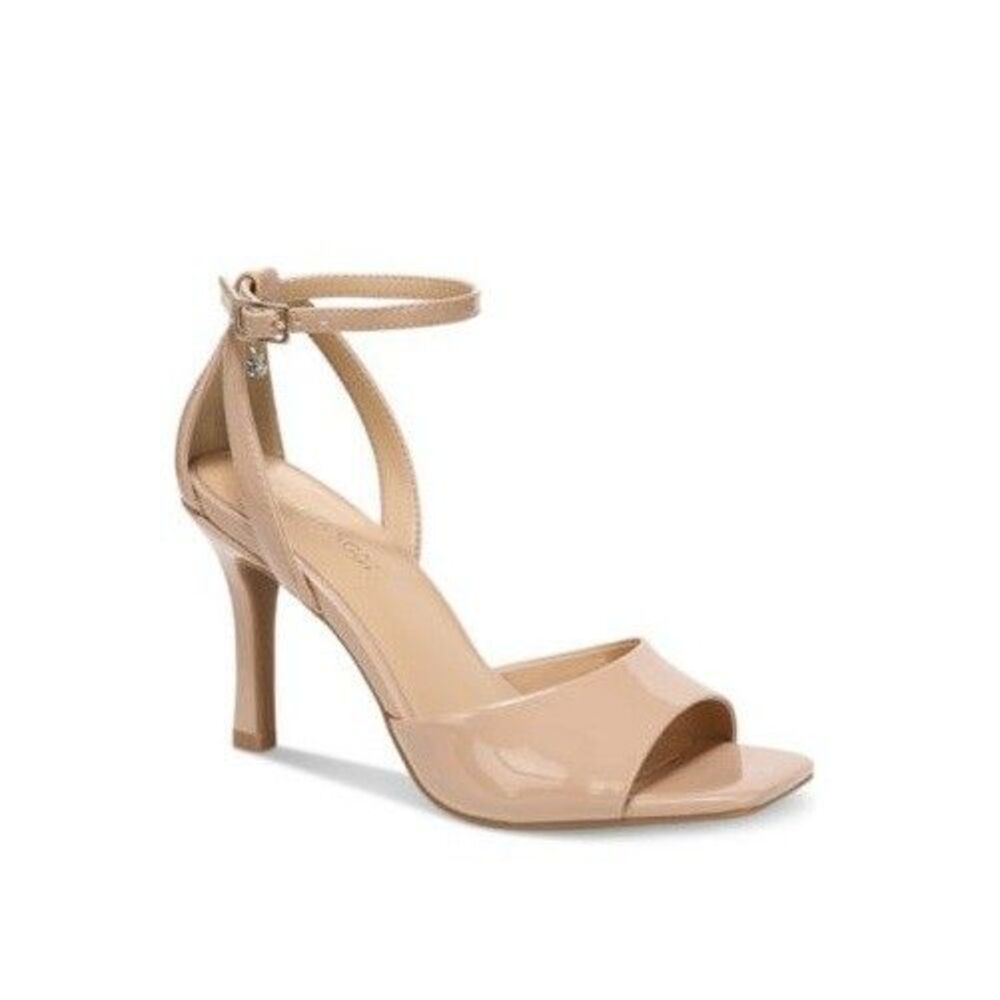 Thalia Sodi Womens 8 M Nude Patent Delannie Peeptoe Stiletto Heels NIB TF8
